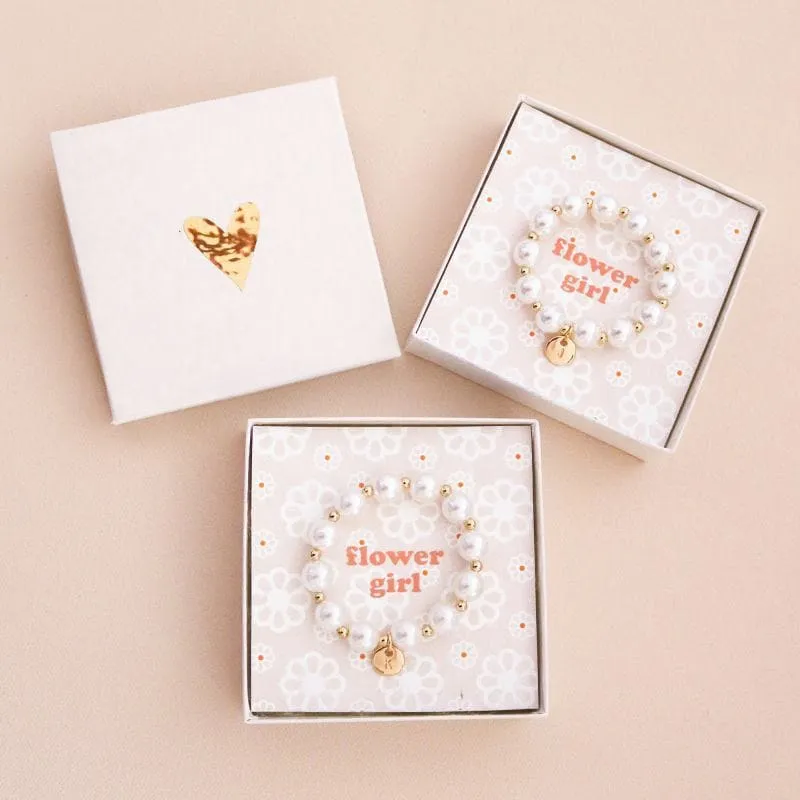 Pearl Bracelet - Flower Girl