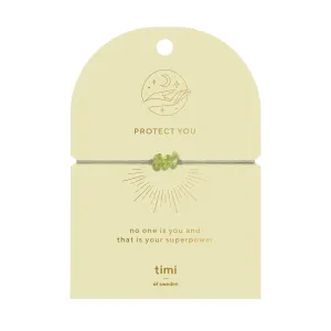 Peridot Chip Bracelet