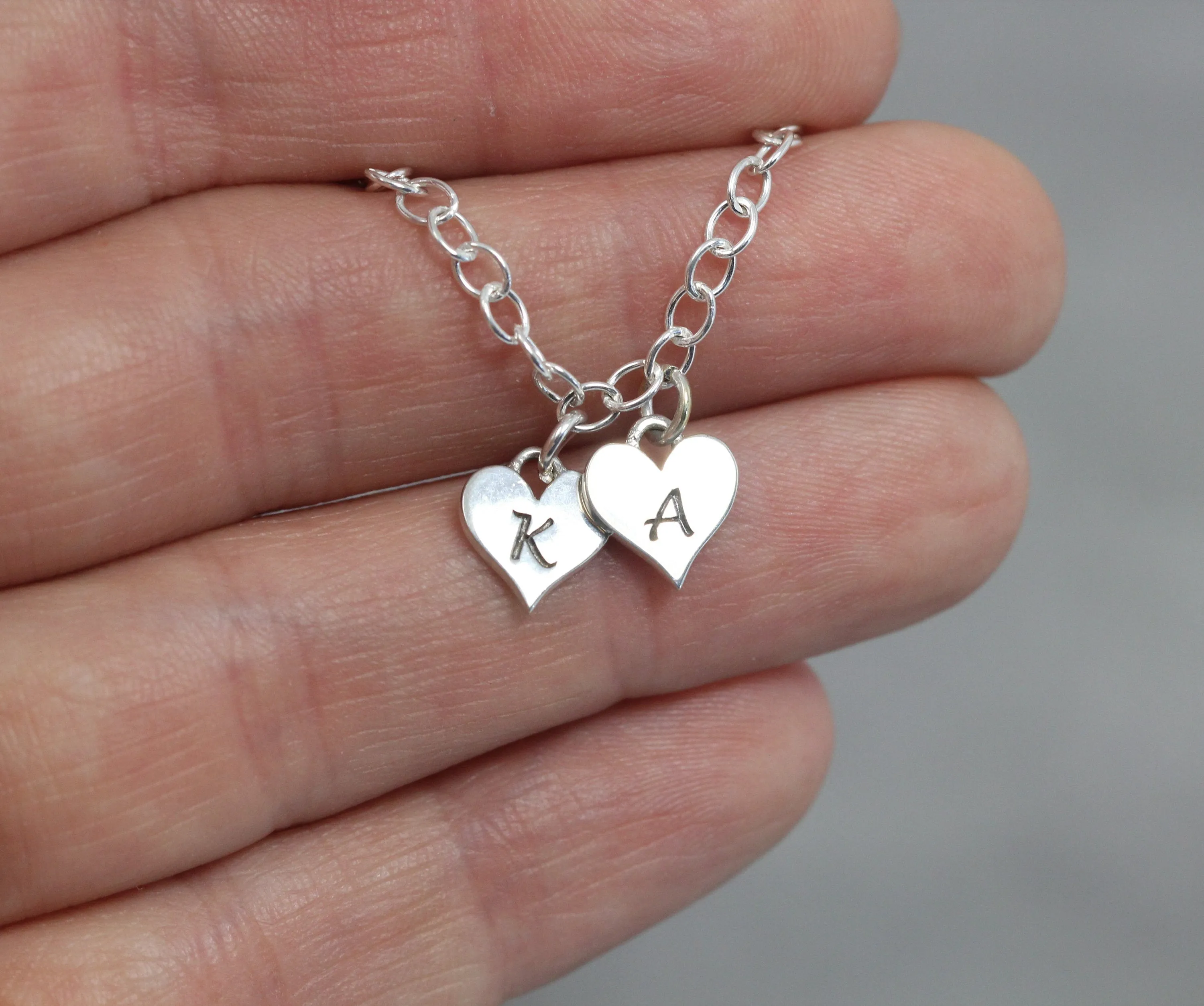 Personalized Bracelet for Girlfriend, Anniversary Gift Jewelry with Sterling Silver Initials