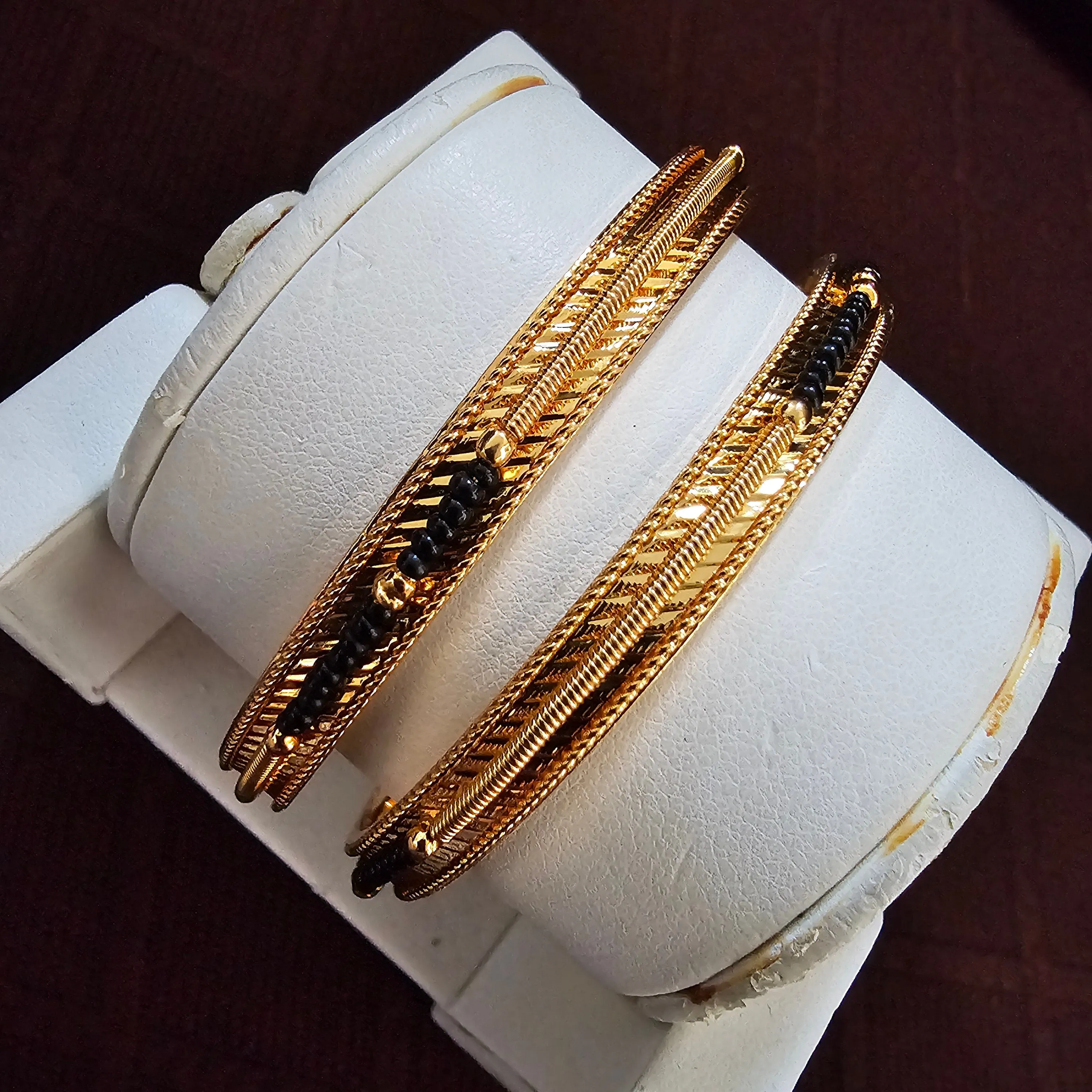 Plain Gold Plate bangles