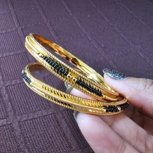 Plain Gold Plate bangles