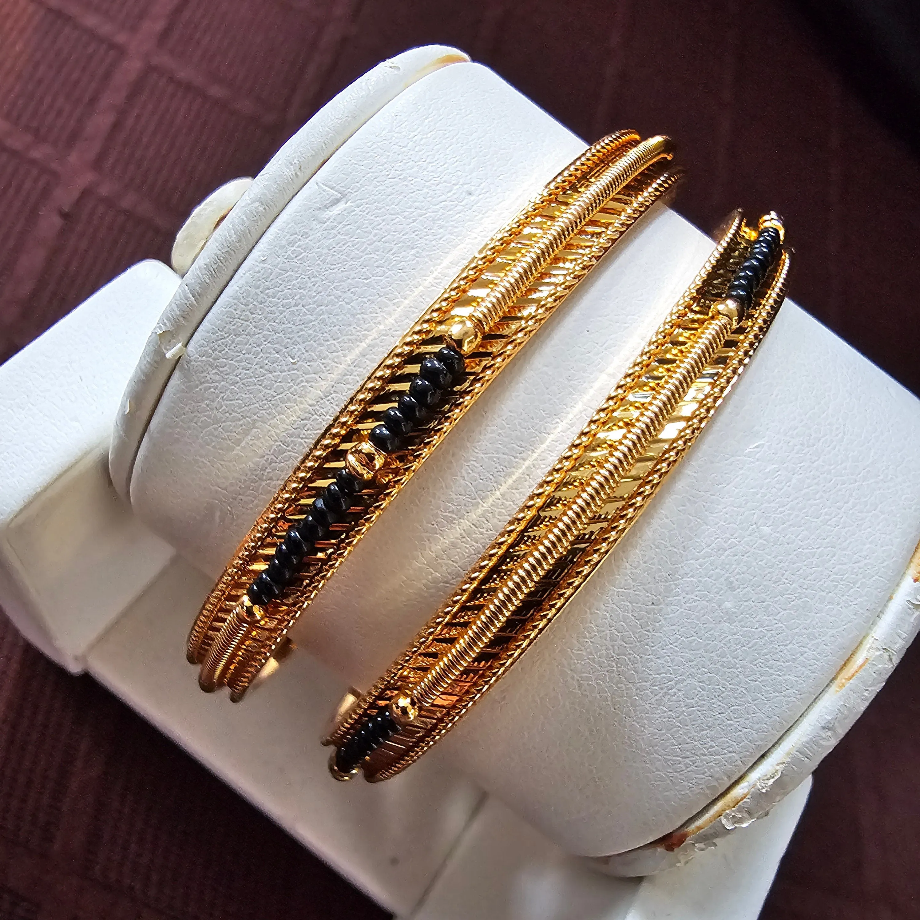 Plain Gold Plate bangles