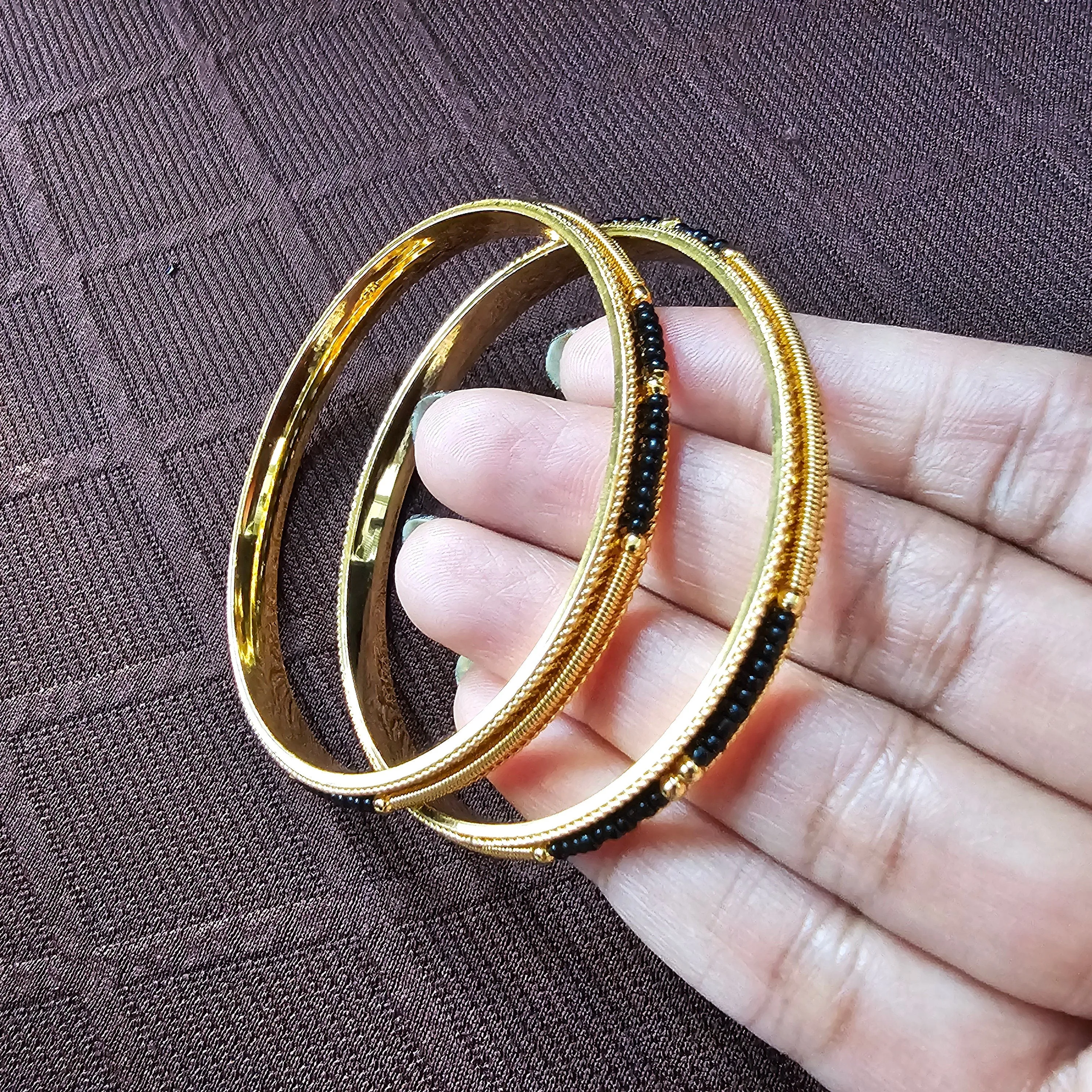 Plain Gold Plate bangles