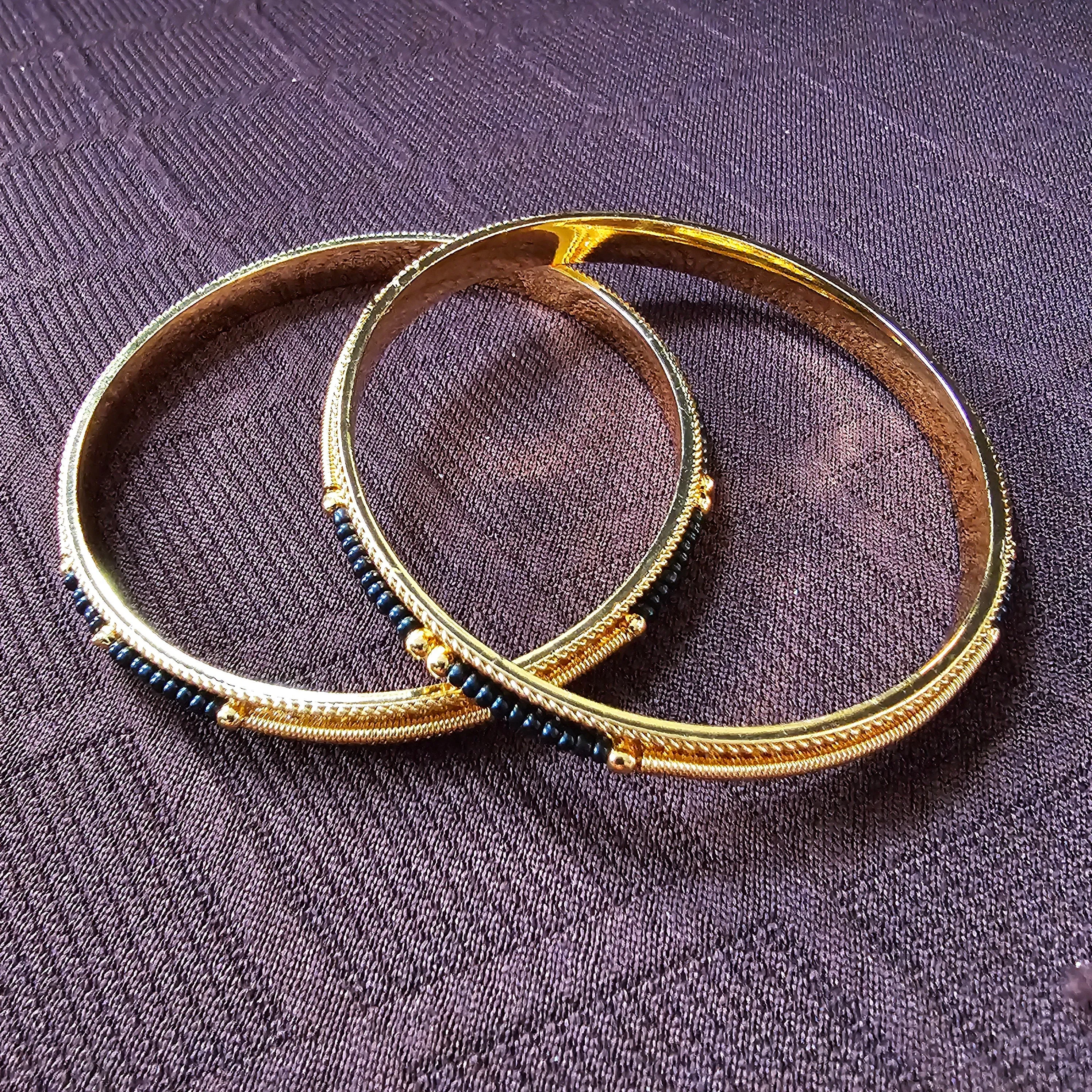 Plain Gold Plate bangles