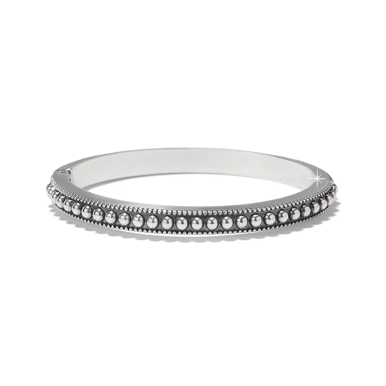 Pretty Tough Gem Hinged Bangle - JF021E