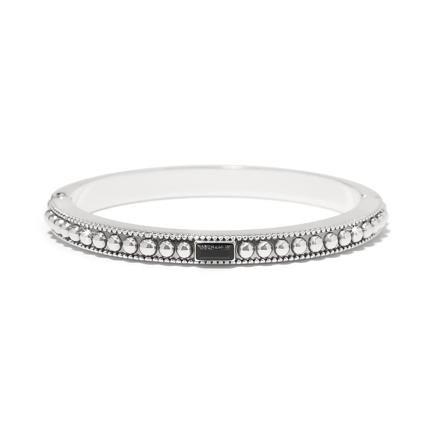 Pretty Tough Gem Hinged Bangle - JF021E