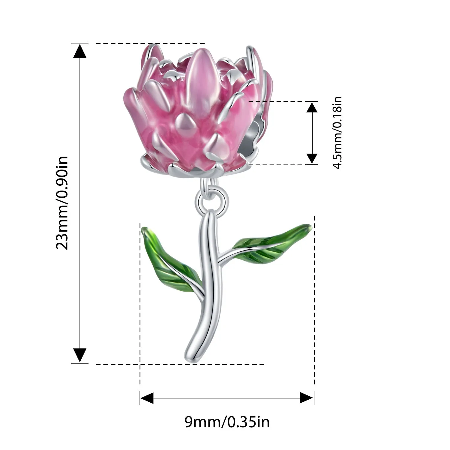 Protea Pendant Charm