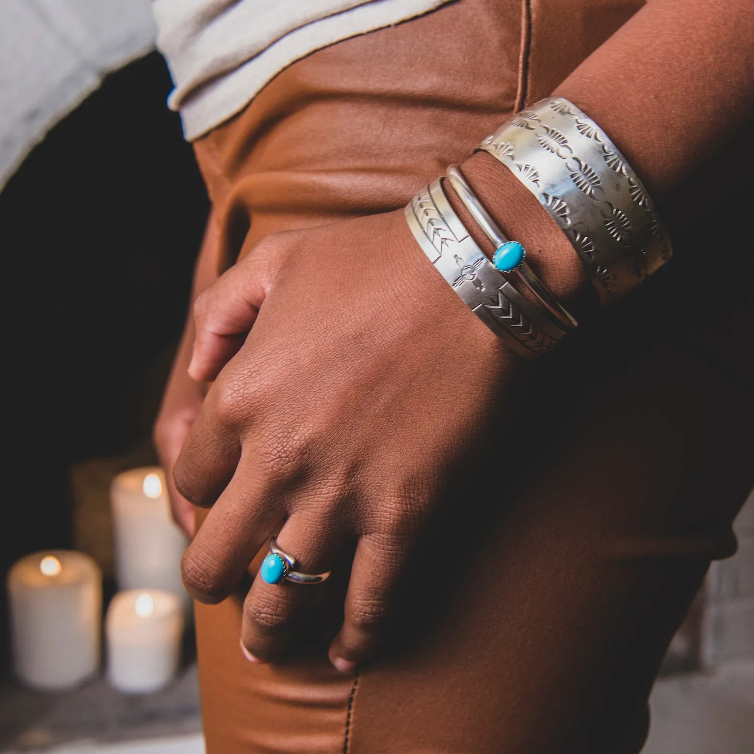 Radiante: Dawn's Light Turquoise Bracelet