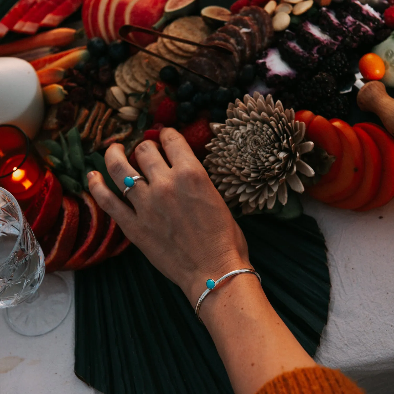 Radiante: Dawn's Light Turquoise Bracelet