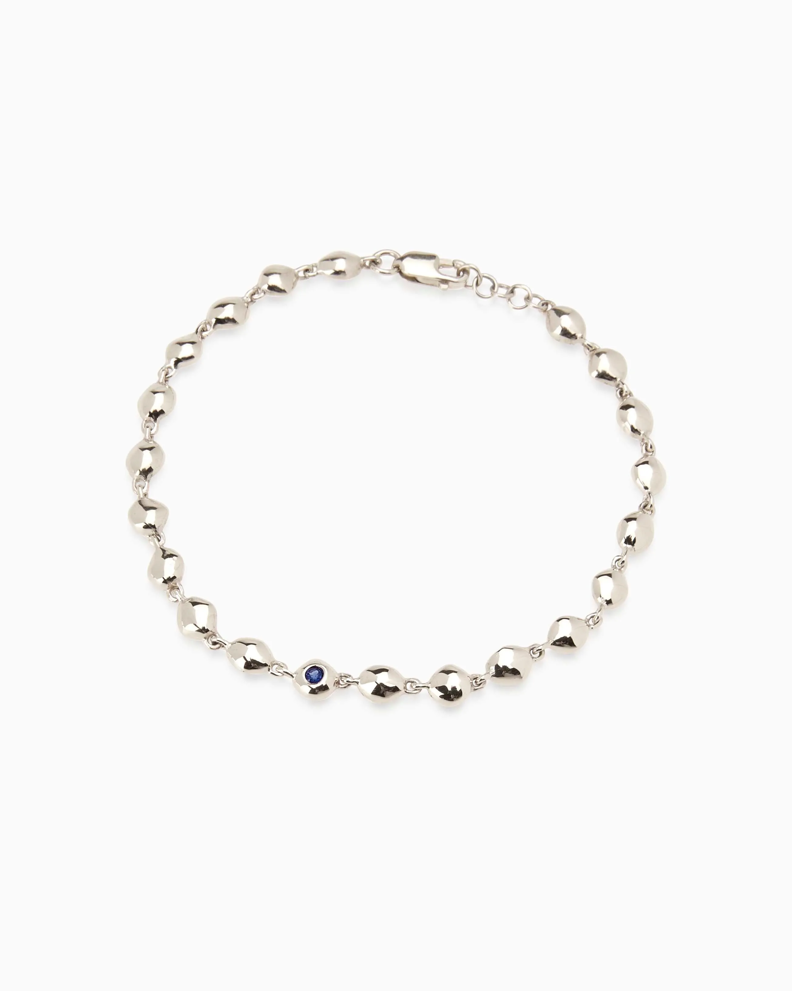 Ripple Stone Bracelet | Silver