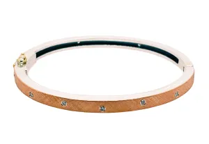 Rose Gold Carol T Bangle