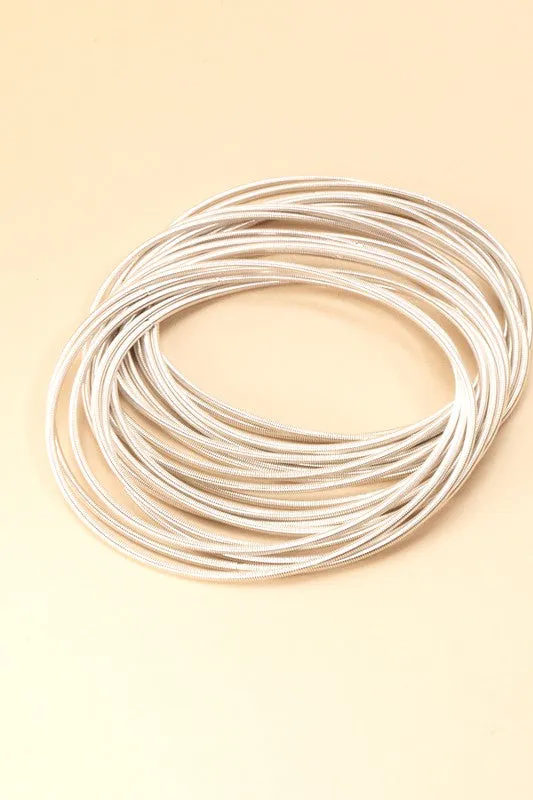 Rose Gold Guitar String Bracelets