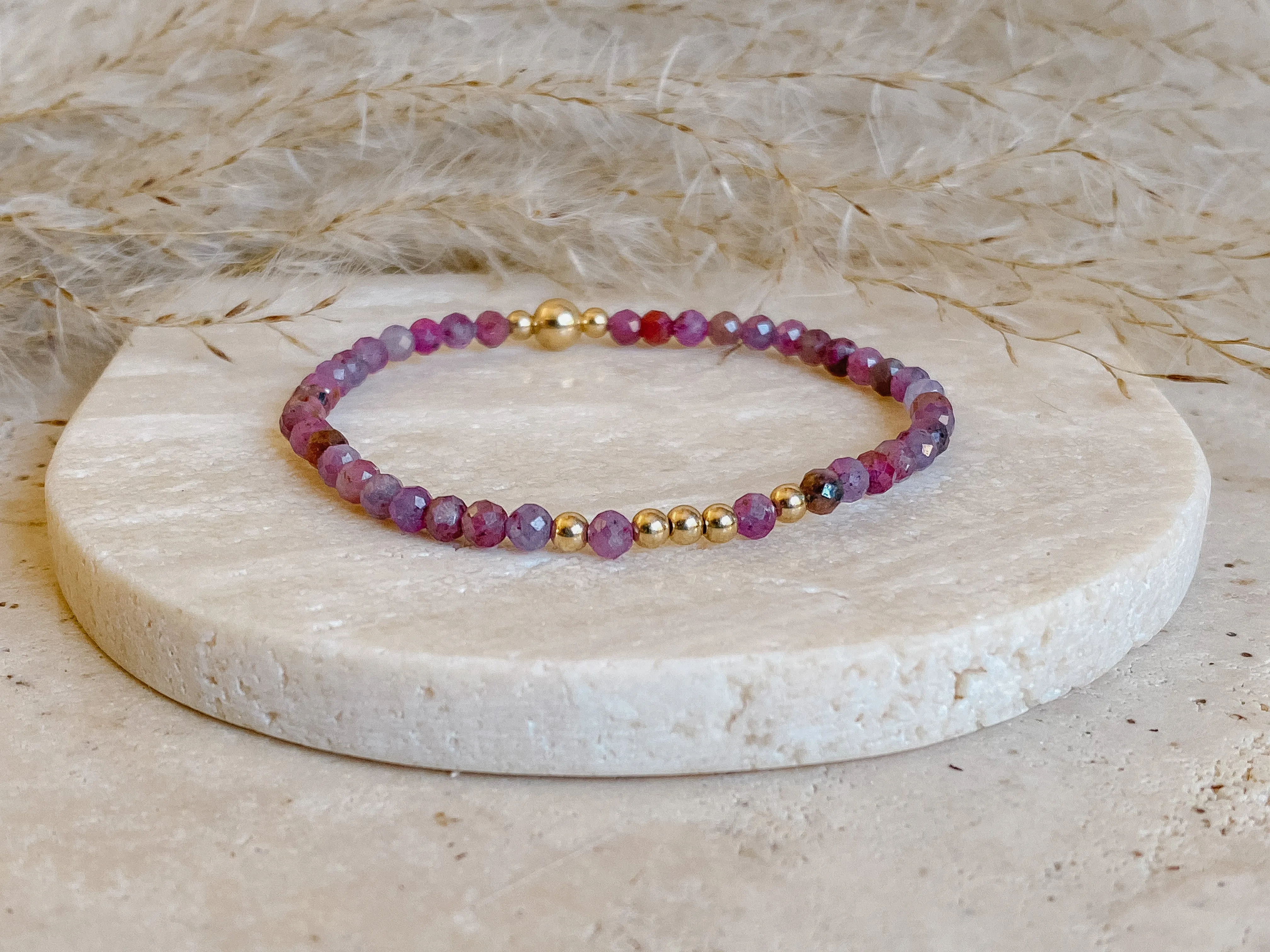 Ruby Illumination Bracelet