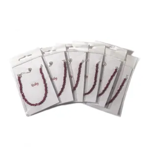 Ruby Sterling Silver Bracelet - Pack