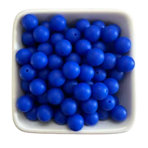 Sapphire: 15mm Silicone Bead