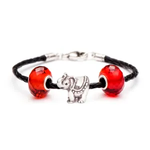 School Spirit Bracelets, Red Elephant