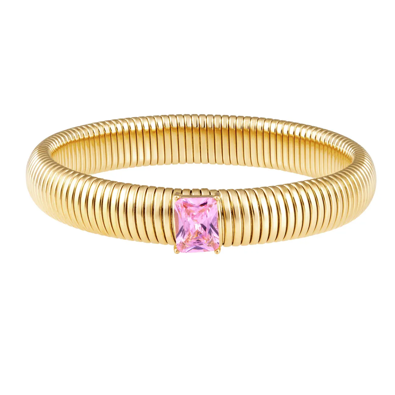 Serenity CZ Gold Bracelet