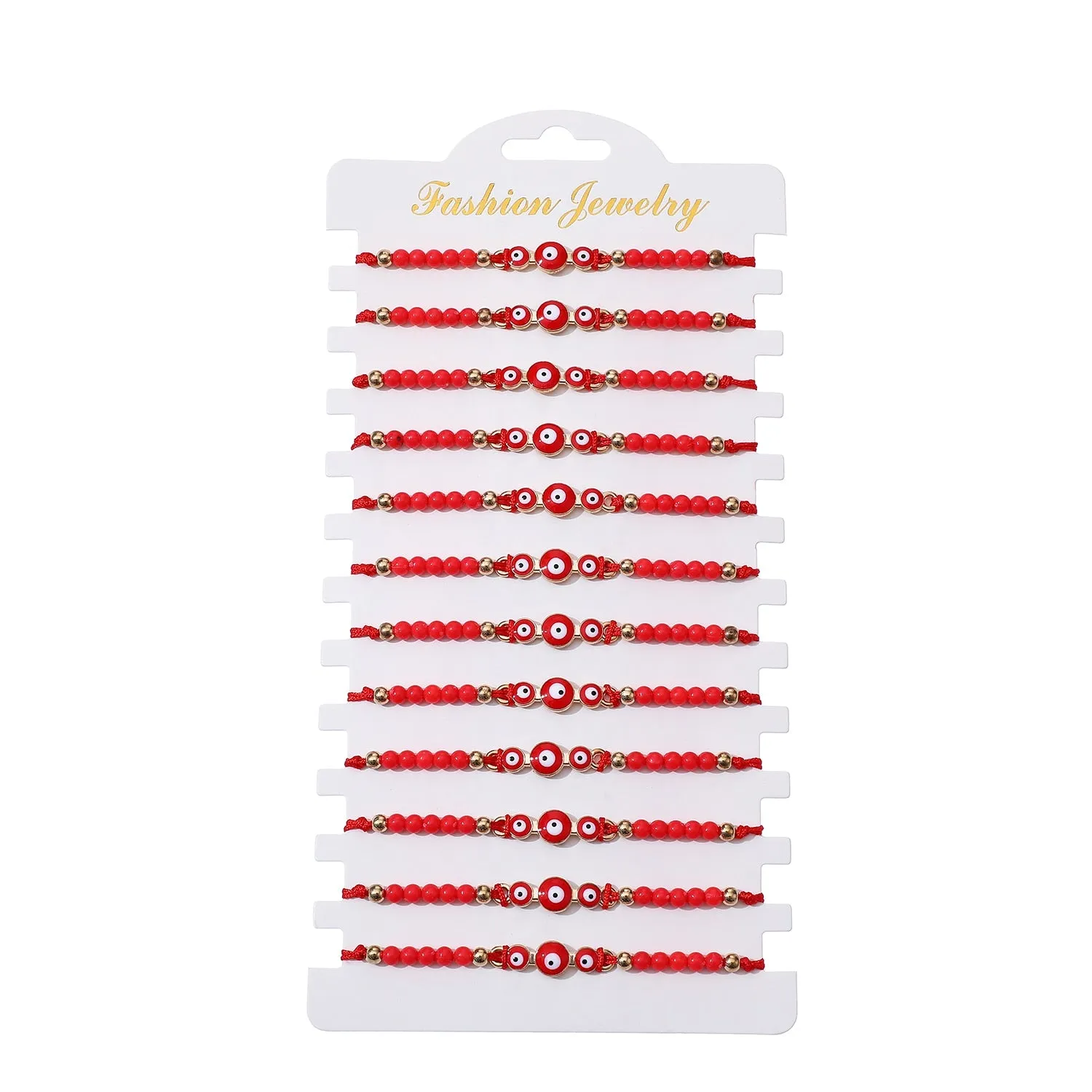Set of 12 Intricately Woven Turkish Blue Eye Crystal Bracelets: A Handcrafted Accessory Perfect for Women’s Parties, Birthdays and Everyday Style