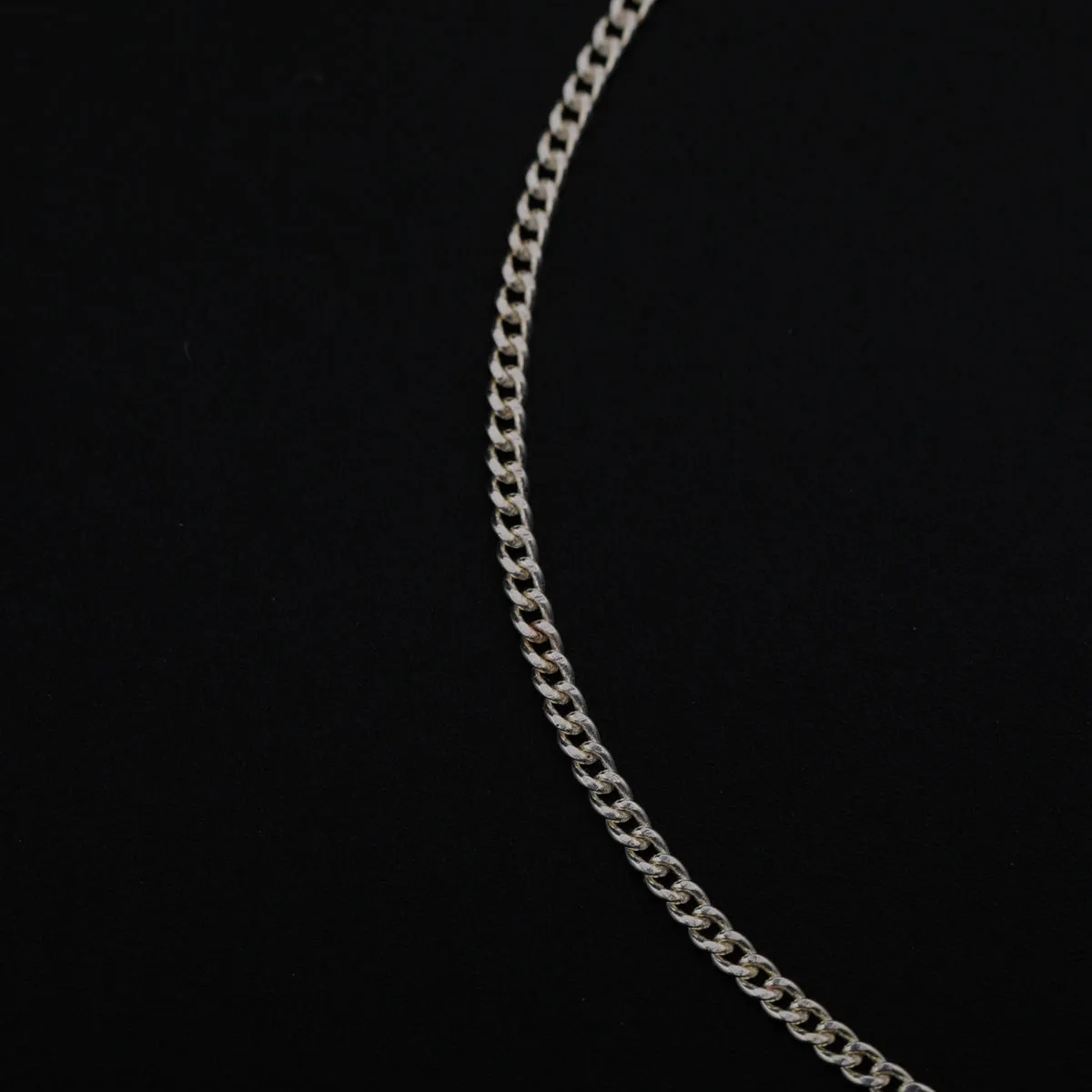 Silver Chain Single Pearl Bracelet
