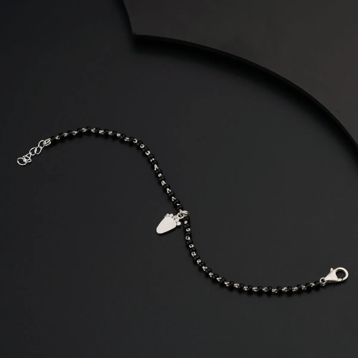 Silver Charm Mangalsutra bracelet