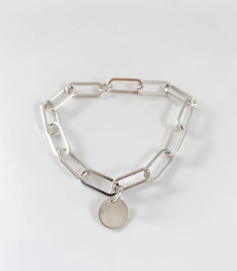 SILVER ZOE CHAIN WITH CHARM