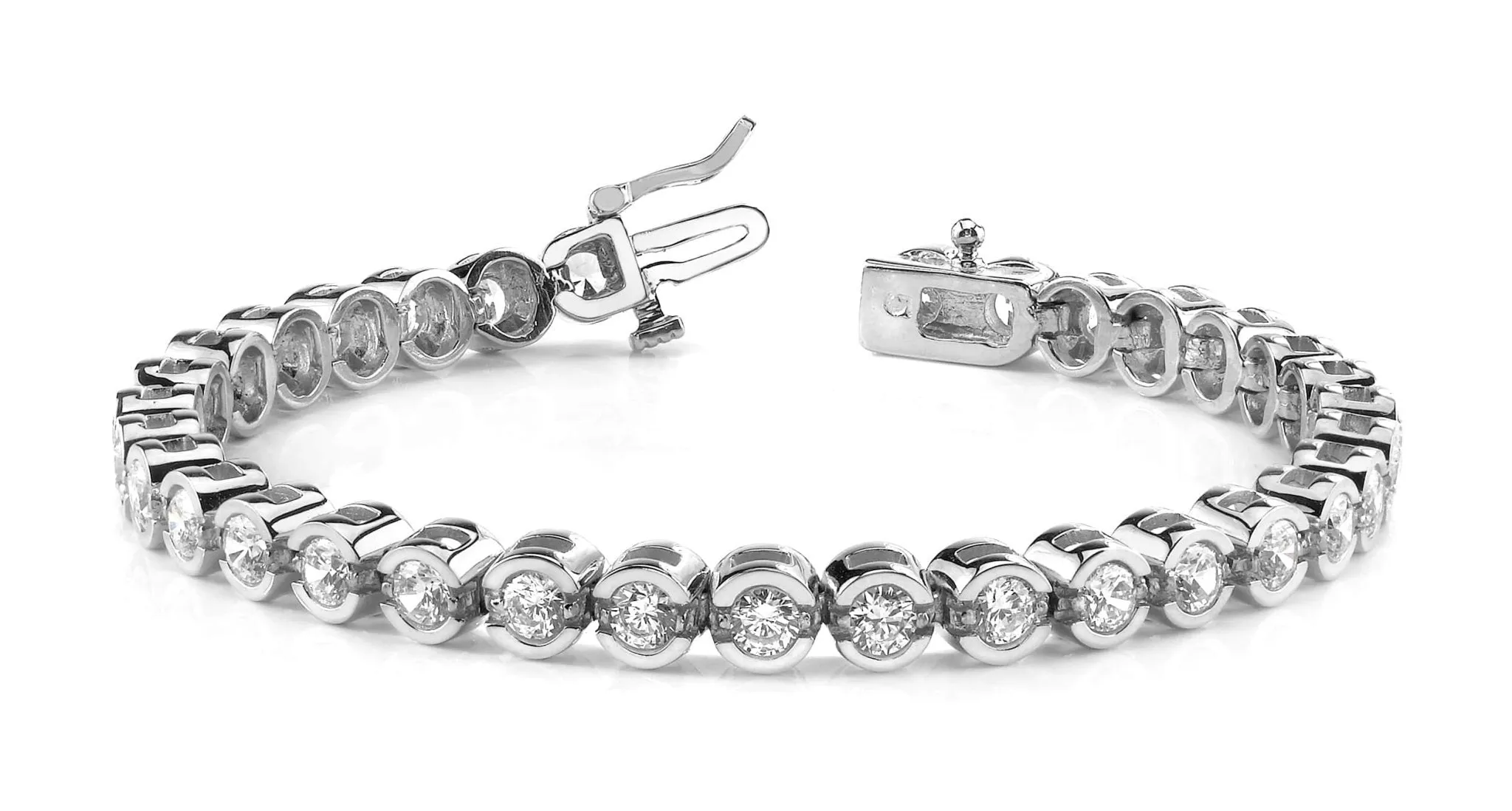 Smile Link Lab-Grown Diamond Tennis Bracelet with 4.95 ct.(finished) 3.5mm