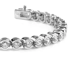 Smile Link Lab-Grown Diamond Tennis Bracelet with 4.95 ct.(finished) 3.5mm