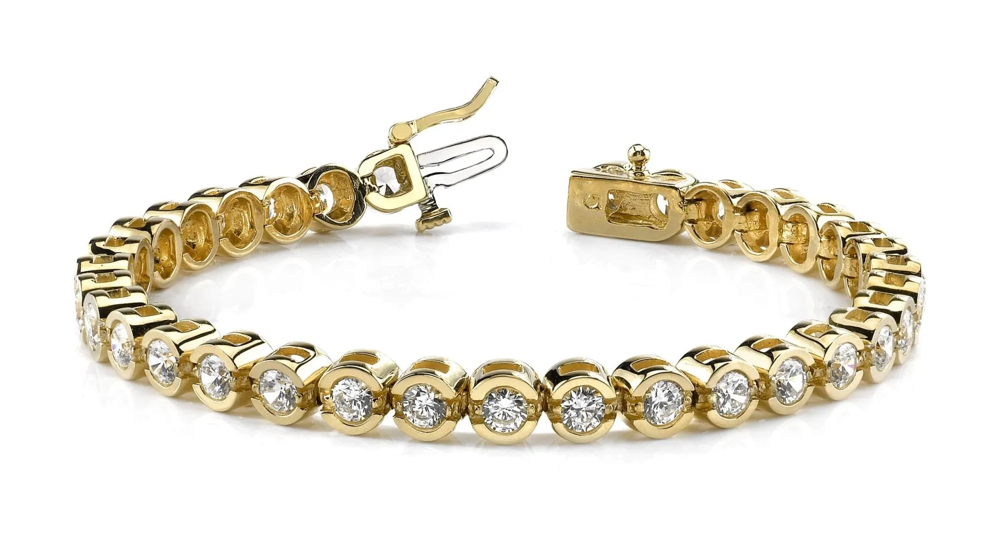 Smile Link Lab-Grown Diamond Tennis Bracelet with 4.95 ct.(finished) 3.5mm