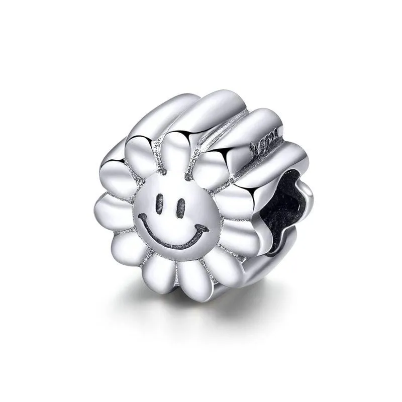 Smiling Sunflower Charm