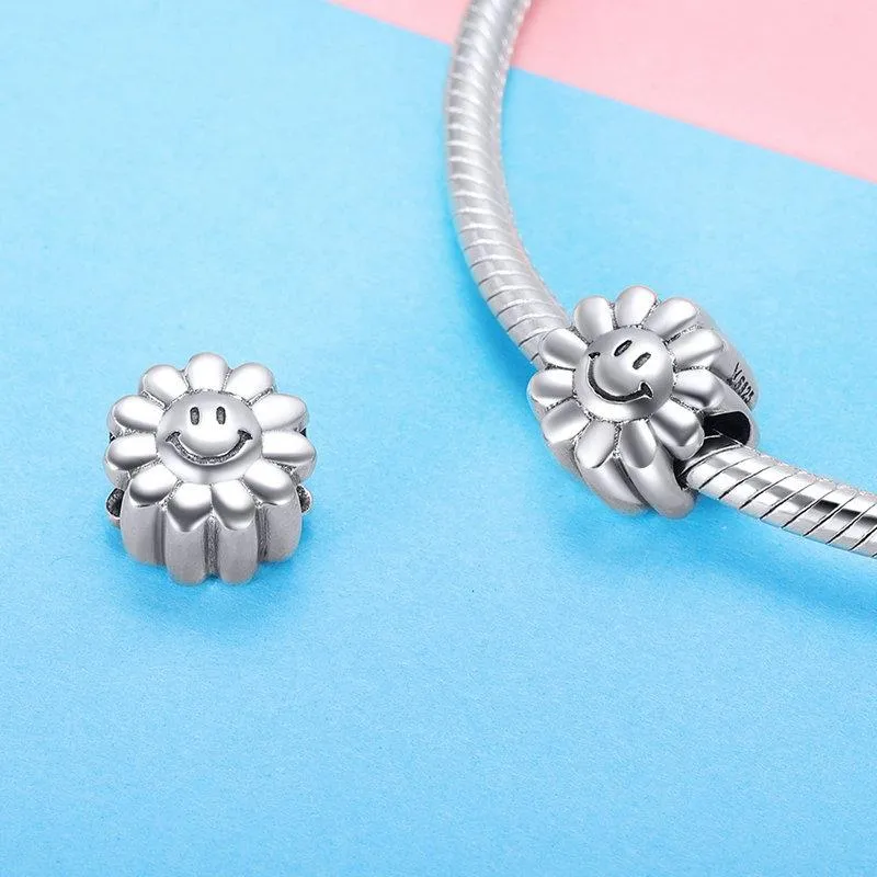 Smiling Sunflower Charm