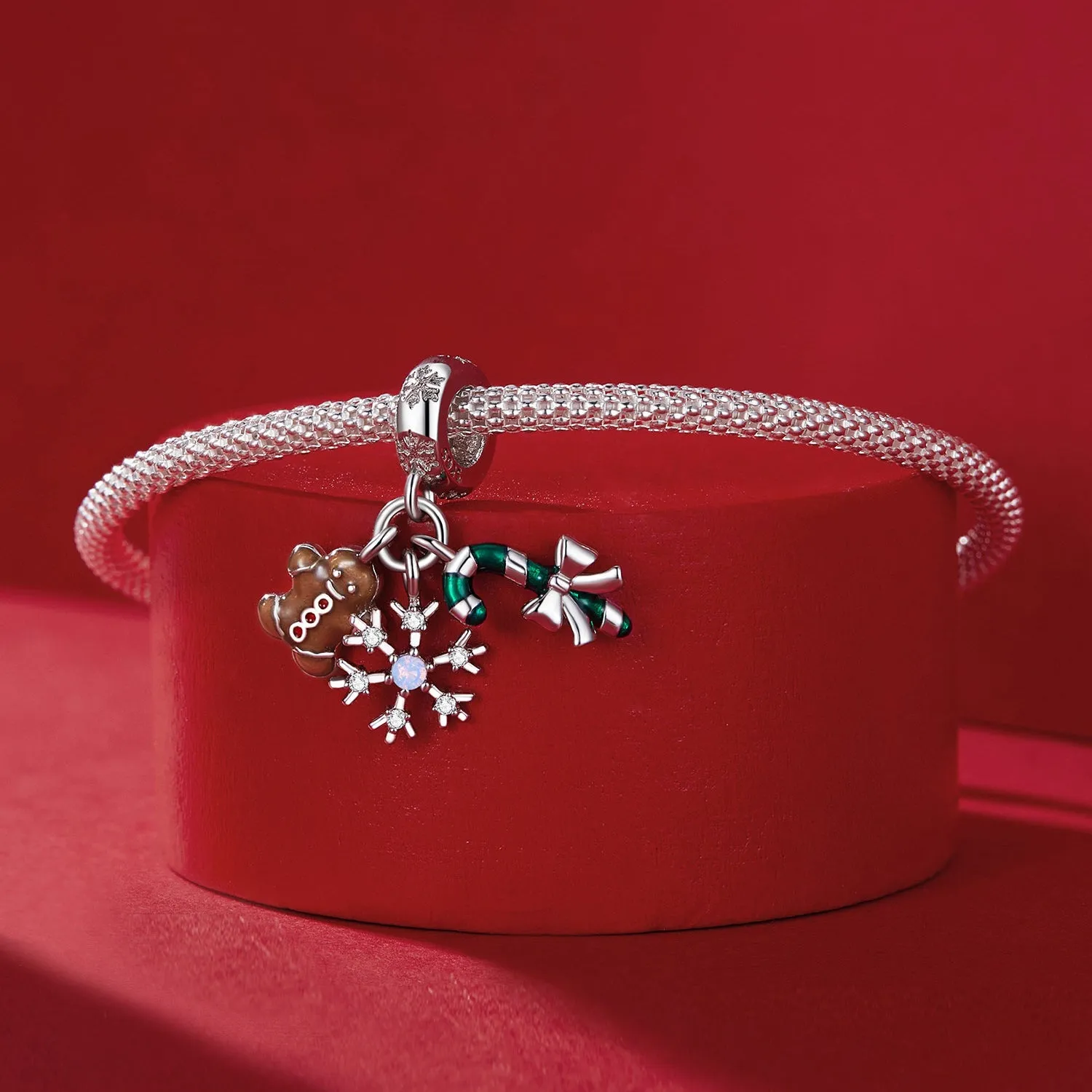 Snowflake Christmas Pendant Charm