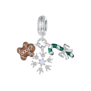 Snowflake Christmas Pendant Charm