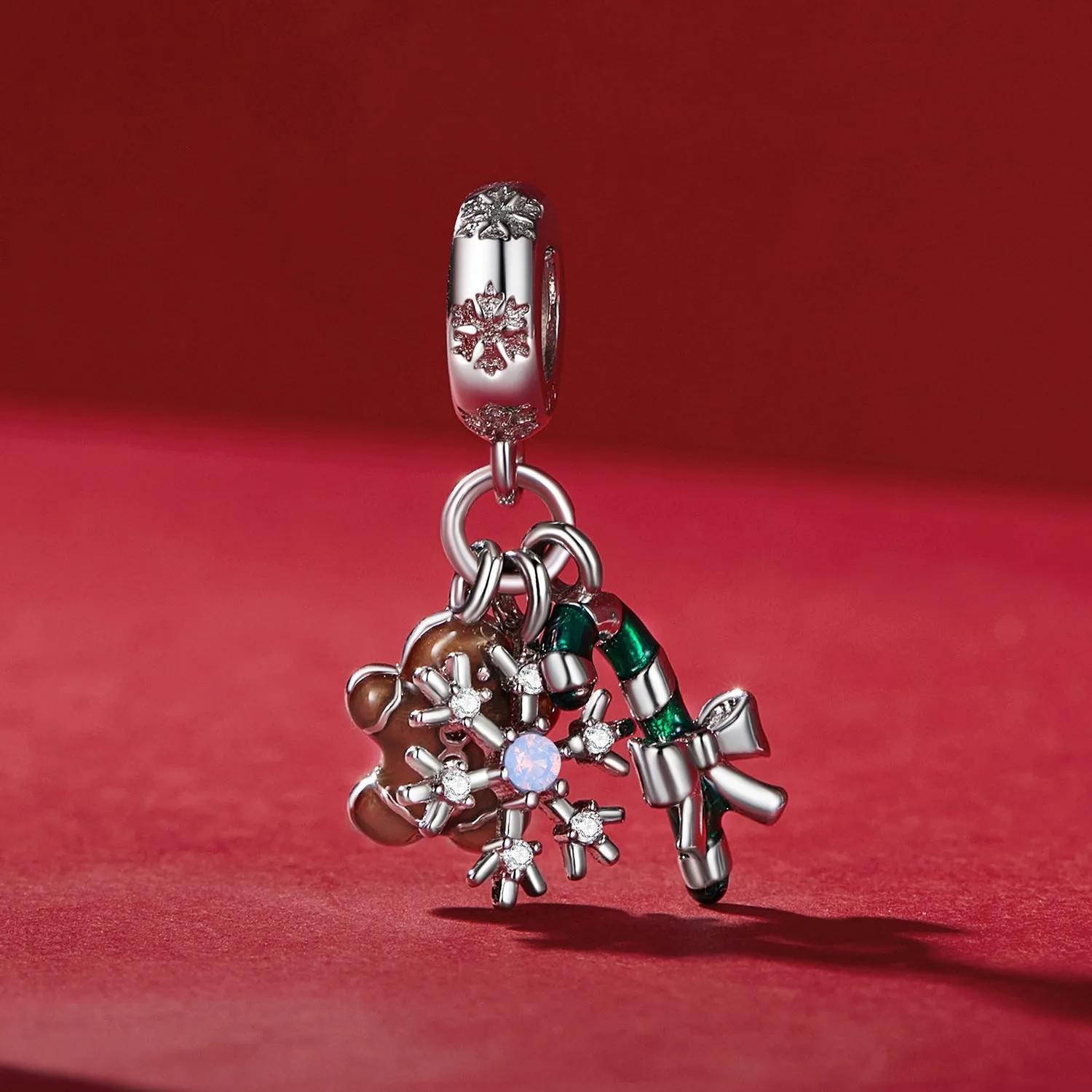 Snowflake Christmas Pendant Charm