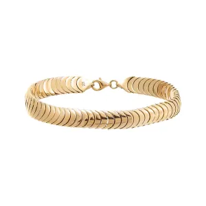 Solid Gold Chain Bracelet 14K