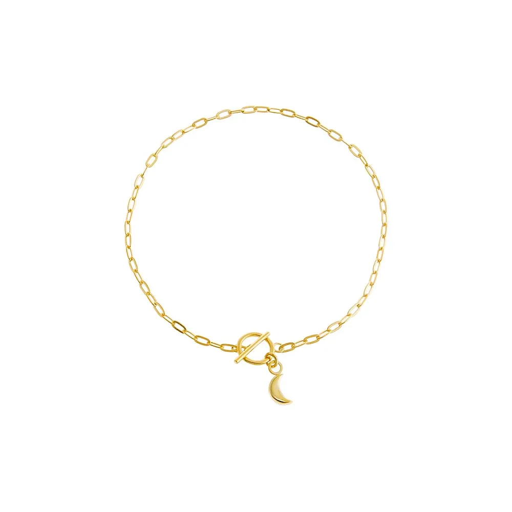 Solid Moon Toggle Bracelet