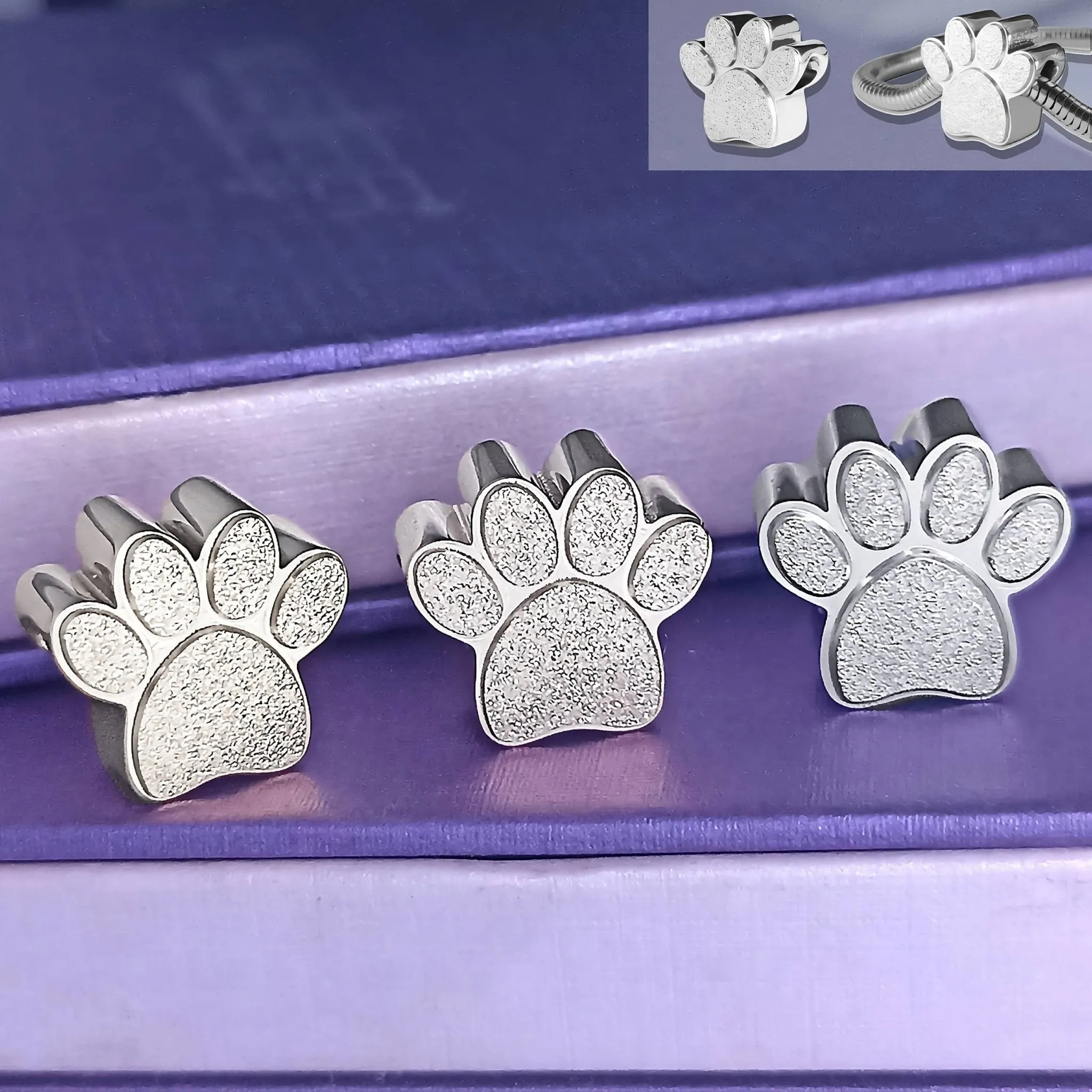 Sparkling Paw Charm for Moments Bracelet