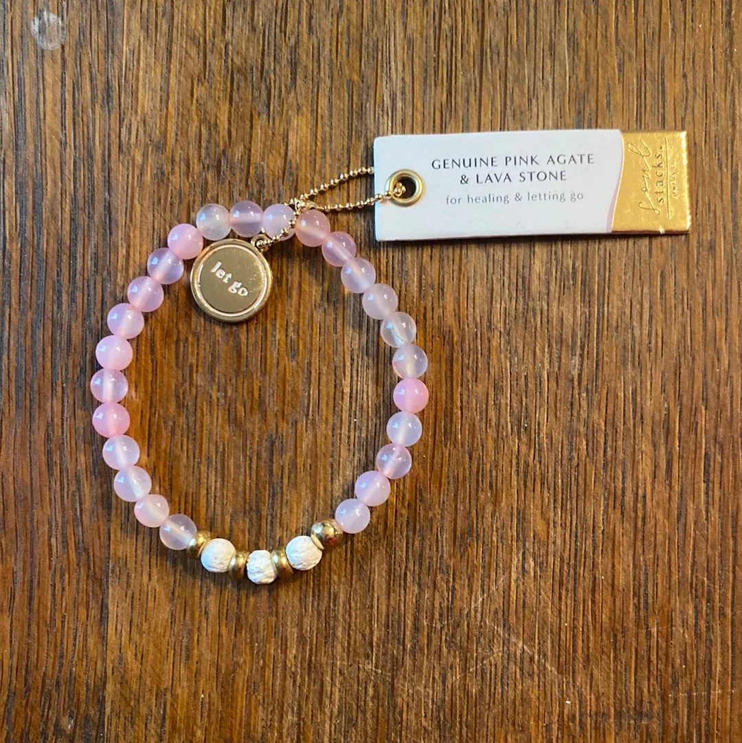 SS - Stone and Lava Stone Stack Bracelets (JKA)