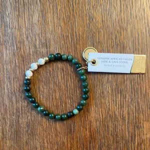 SS - Stone and Lava Stone Stack Bracelets (JKA)