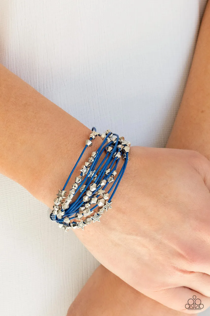 Star-Studded Affair Blue Paparazzi Bracelet