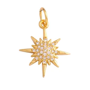 Starbust Pave Charm For Charm Bar & Charm Necklace