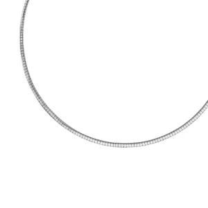 Sterling Silver 16" 3mm Omega Necklace