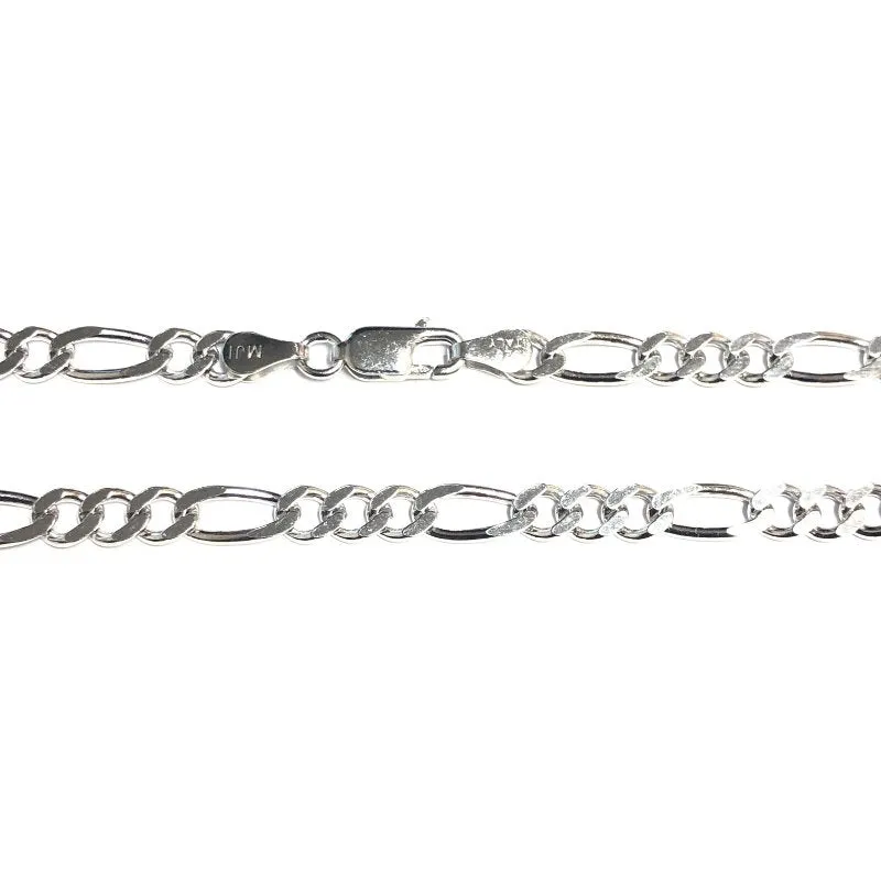 Sterling Silver (4.7mm) Ladies Bracelet 7.5"