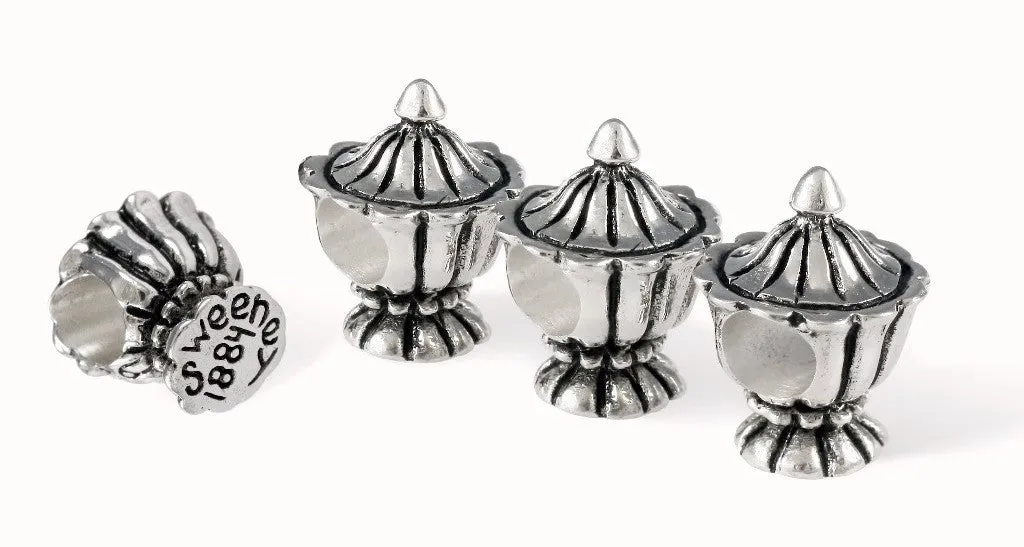 Sterling Silver "The Sweeney Punch Bowl" Wheeling Bead