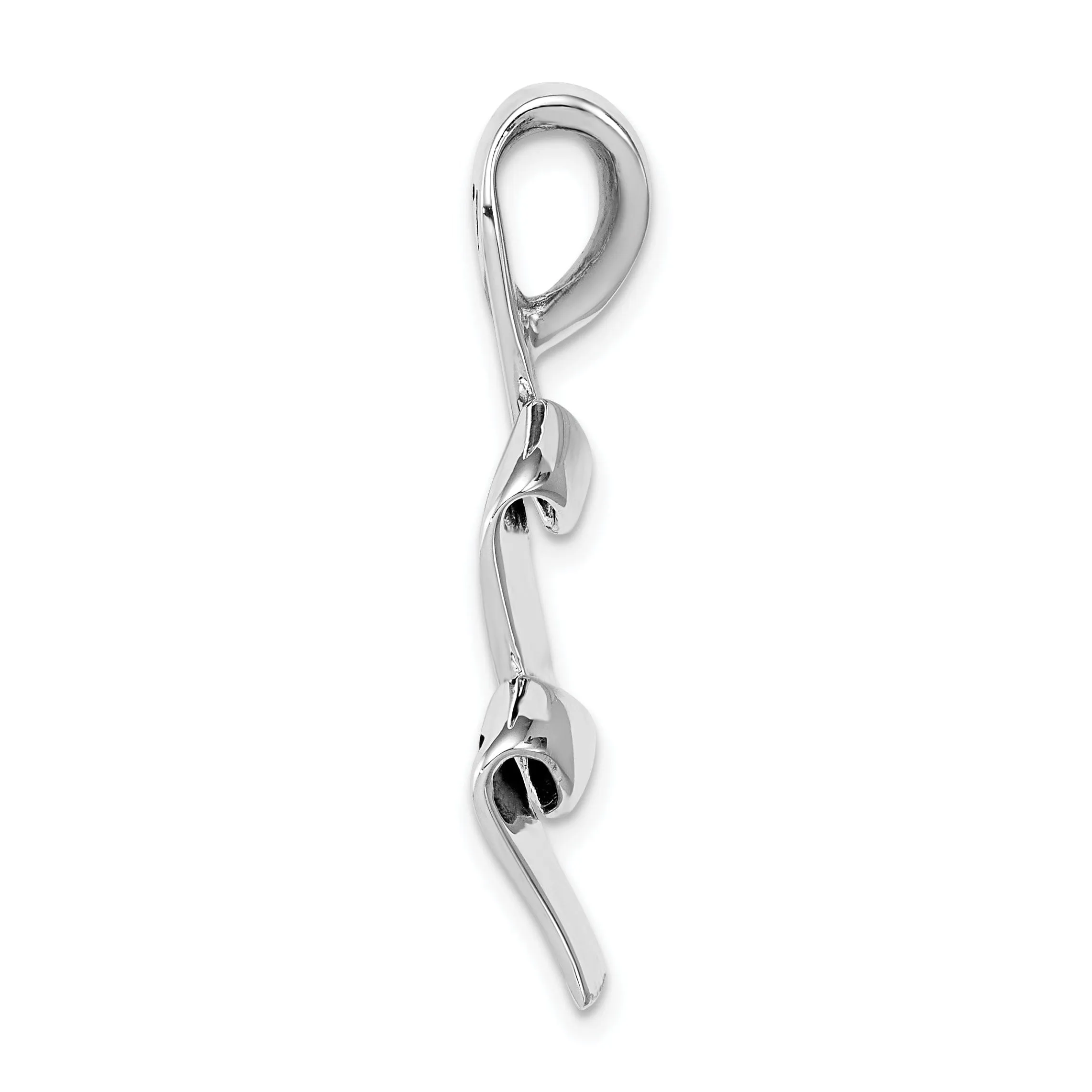 Sterling Silver Solid Love Live Laugh Charm