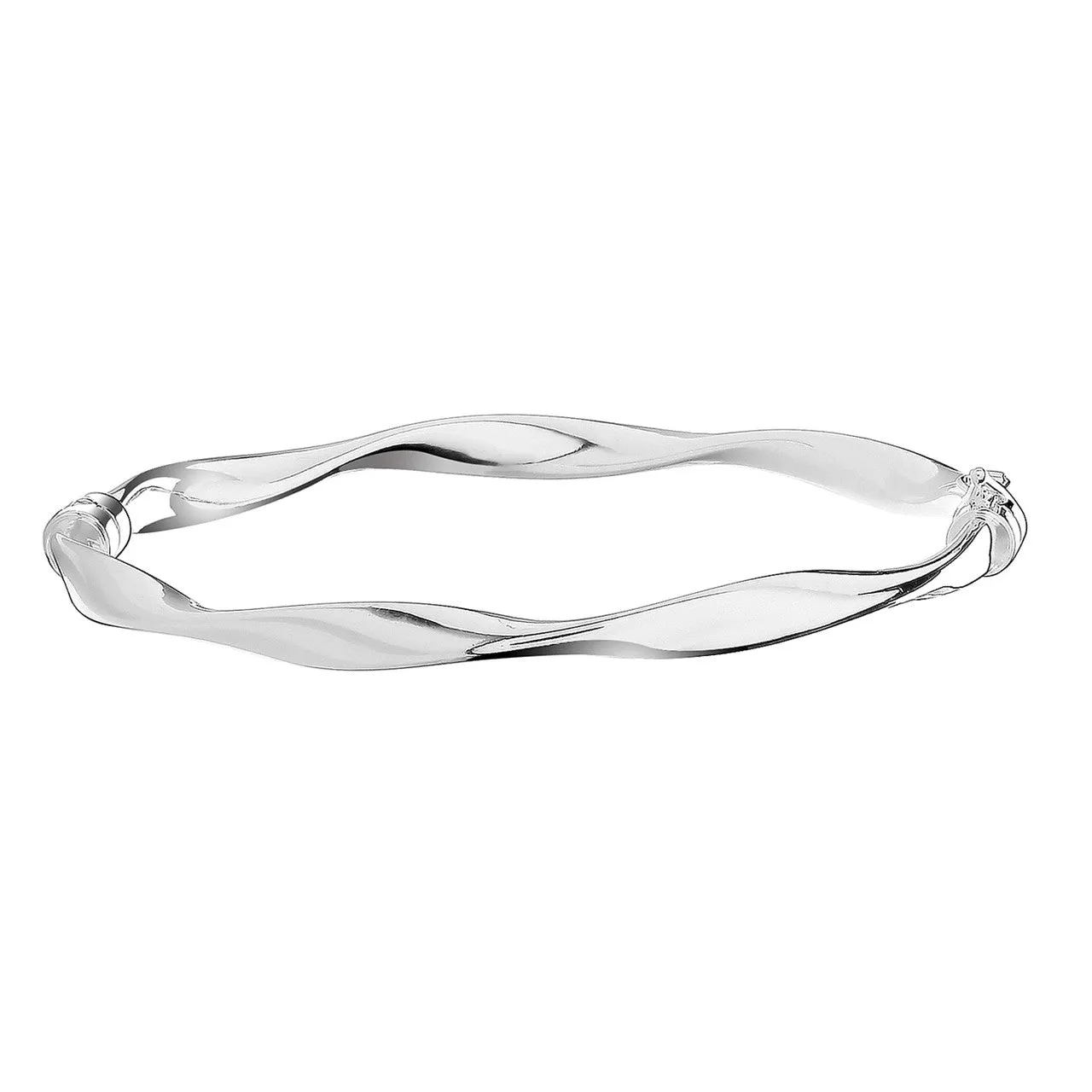 Sterling Silver Twist Bangle