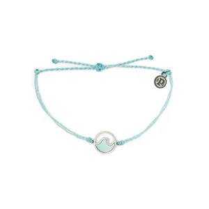 Stone Wave Silver Bracelet