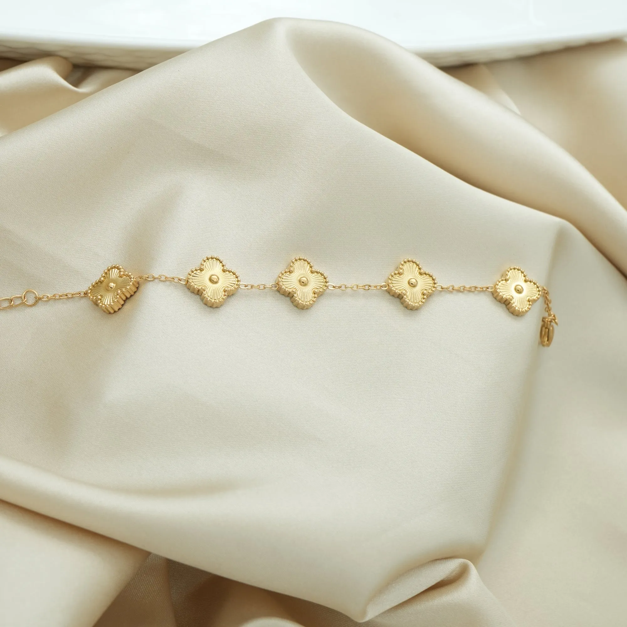 Sunlit Blossom Charm Bracelet