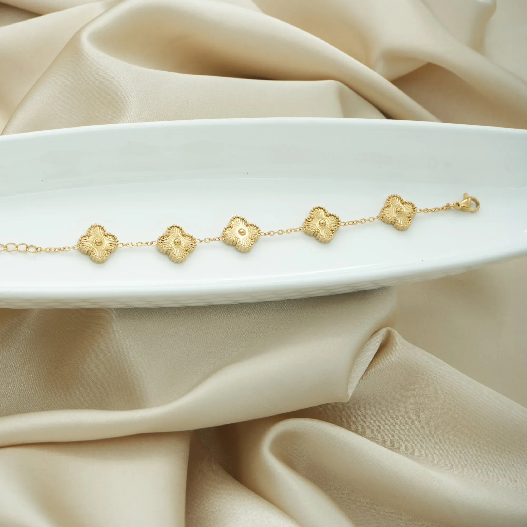 Sunlit Blossom Charm Bracelet