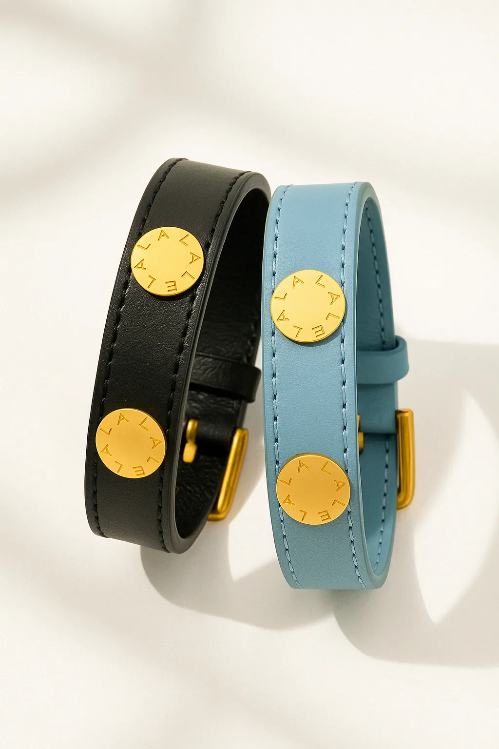 TACHAS Blue Leather
