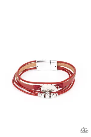 Tahoe Tourist Red Paparazzi Bracelet